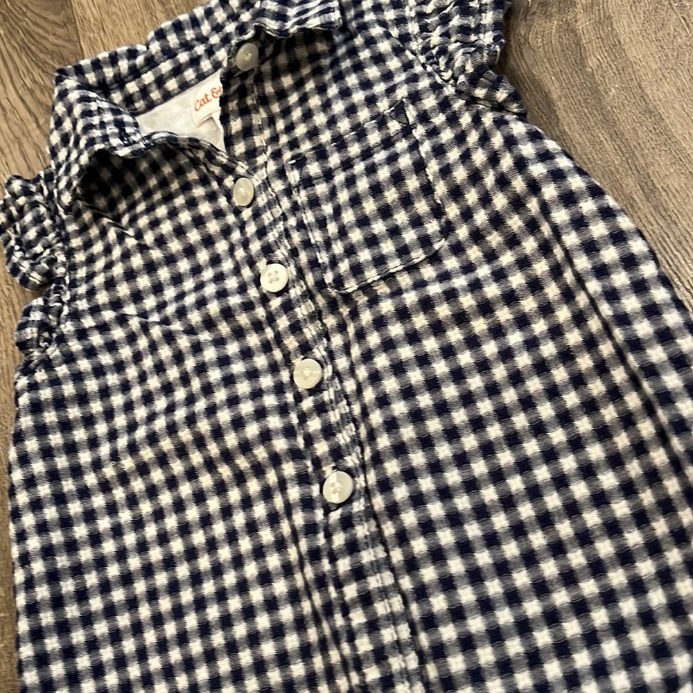 Cat & Jack Gingham Matching Set - Picture 4 of 7